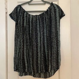 🆕 LC Lauren Conrad Pleat Neck Top